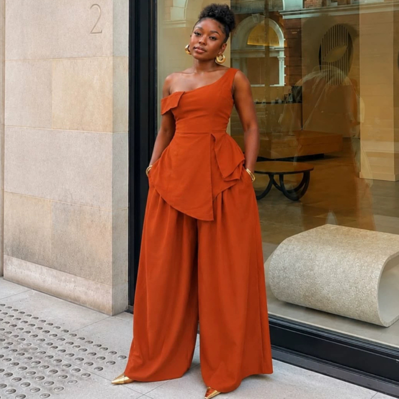 Blouse Off Shoulder - Desain Baru Busana Wanita Afrika Set