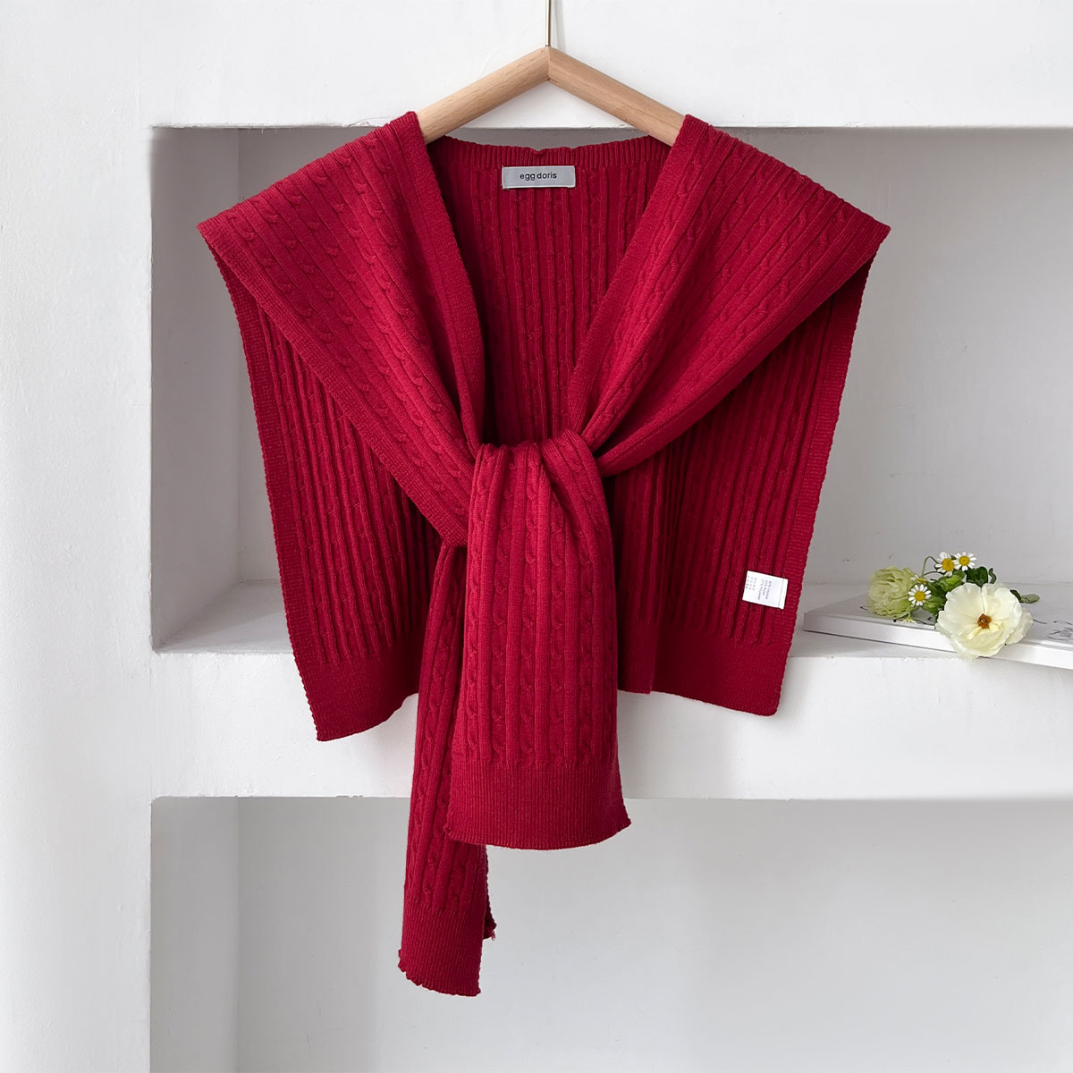 Syal Rajut Musim Gugur Korea B - Blouse Off Shoulder ulasan dan harga